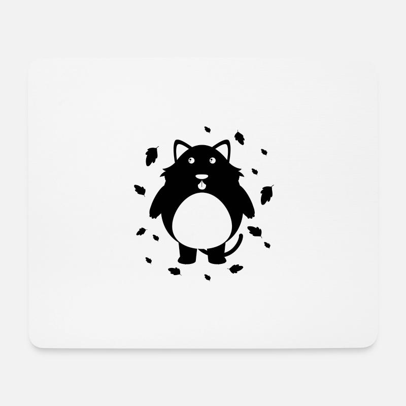 Waschbär Zootier Naturschutz - Mousepad (Querformat) - Weiß