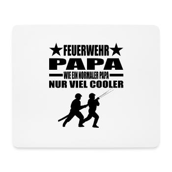 Feuerwehr - Mousepad (Querformat) - Weiß - Vorne