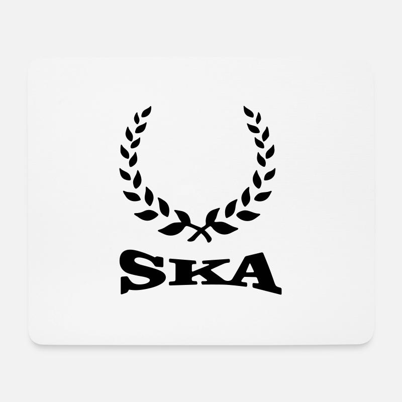 ska laurel - Mousepad (Querformat) - Weiß