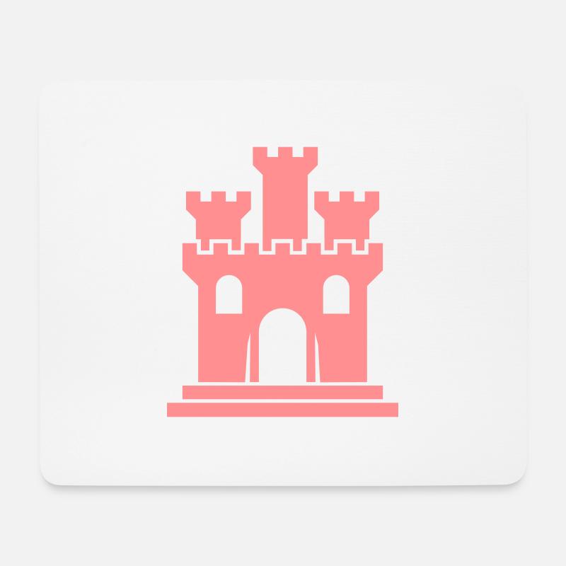 castle - Mousepad (Querformat) - Weiß