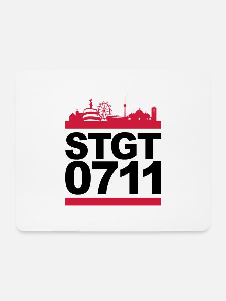 STGT 0711 - Mousepad (Querformat) - Weiß