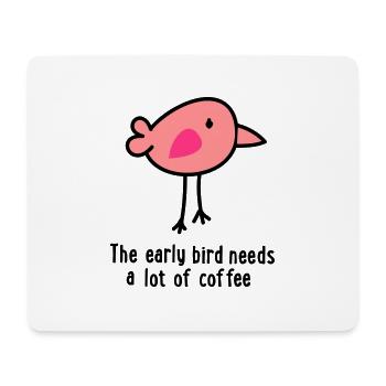 Kaffee - Mouse Pad (horizontal) - white - Front