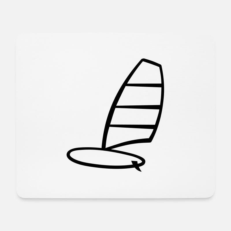 Windsurf - Mouse Pad (horizontal) - white
