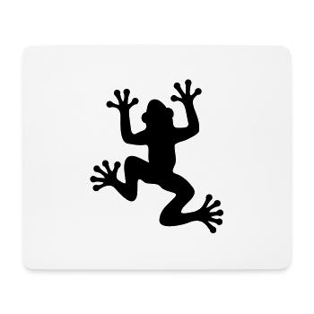 Frog / Frog Silhouette - Mouse Pad (horizontal) - white - Front