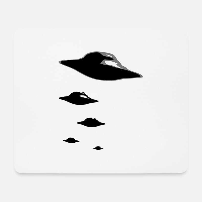 UFO ARMY 2clr - Mousepad (Querformat) - Weiß