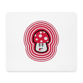 Mighty Mushroom - Mousepad (Querformat) - Weiß - Vorne