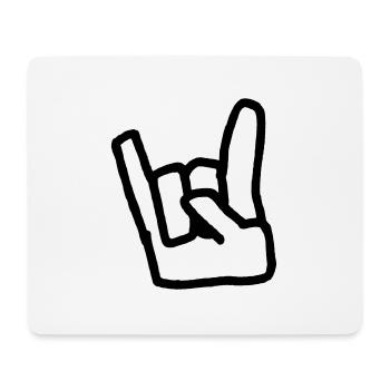 French fork - Mouse Pad (horizontal) - white - Front