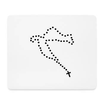 Kroatien Kette - Hrvatska krunica - Mousepad (Querformat) - Weiß - Vorne