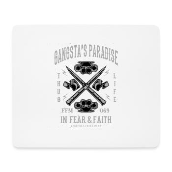 Gangstas Paradise Francfort - Tapis de souris (format paysage) - blanc - Devant