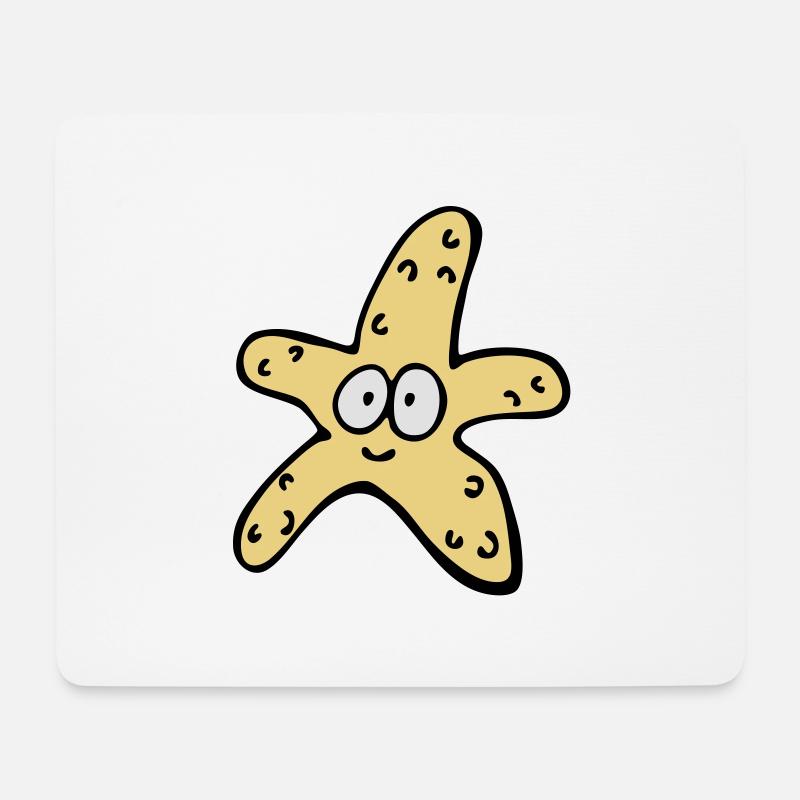 Starfish - Mouse Pad (horizontal) - white