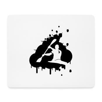 kanu_logo - Mousepad (Querformat) - Weiß - Vorne