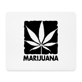 marijuana in boxed - Mouse Pad (horizontal) - white - Front