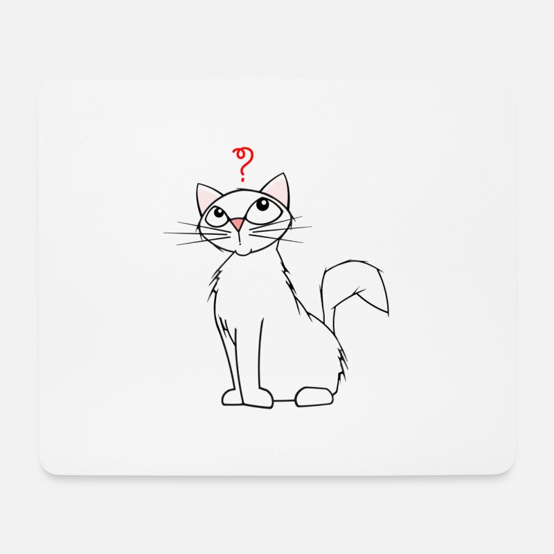 Wonderkitty - Mousepad (Querformat) - Weiß