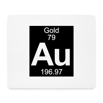 Element 79 - au (gold) - Inverse (Full) - Tapis de souris (format paysage) - blanc - Devant