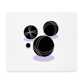 boule - Mousepad (Querformat) - Weiß - Vorne