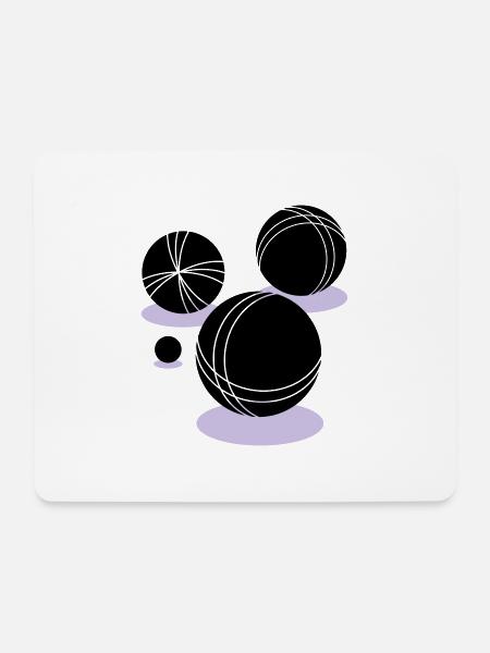 boule - Mousepad (Querformat) - Weiß