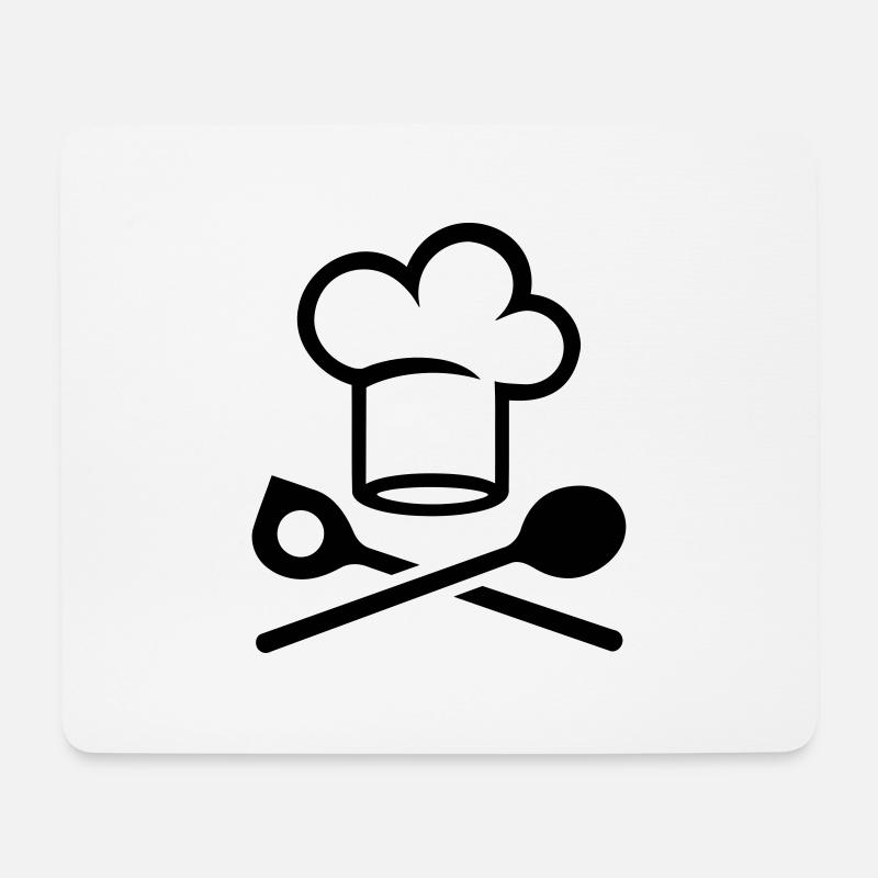 Koch - Mousepad (Querformat) - Weiß