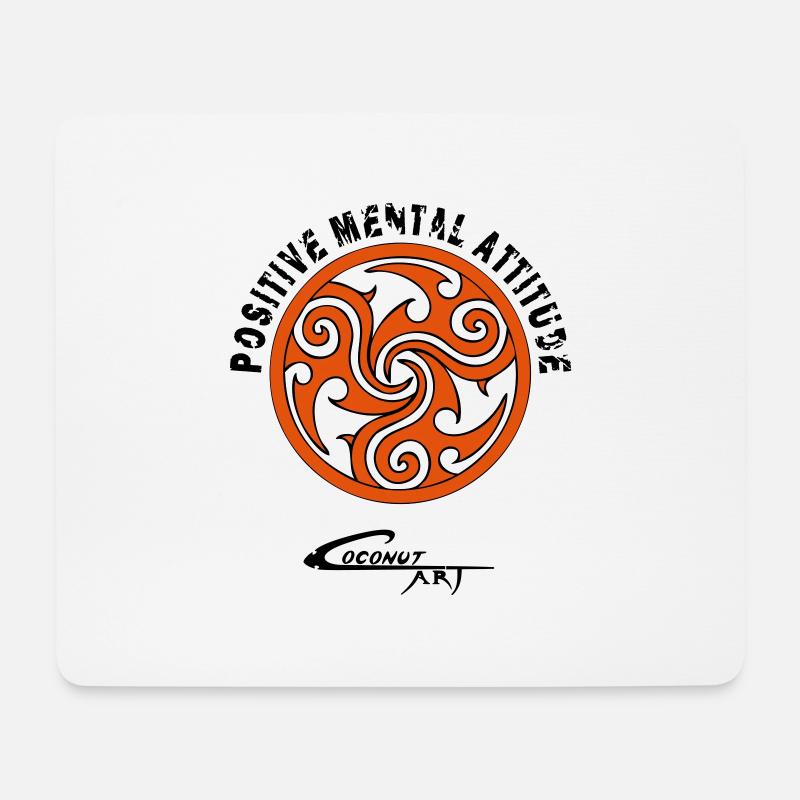 PMA-Mandala - Mousepad (Querformat) - Weiß