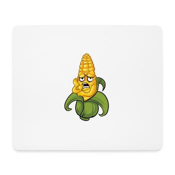 Cadeau de coeliaque drôle d'épi de maïs sans gluten - Tapis de souris (format paysage) - blanc - Devant
