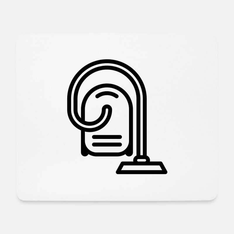 Staubsauger - Mousepad (Querformat) - Weiß