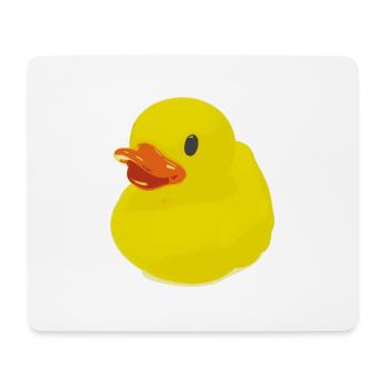 Ente, Badeente, Duck, Rubber Ducky - Mouse Pad (horizontal) - white - Front
