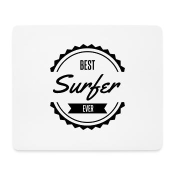 best surfer surf - Tapis de souris (format paysage) - blanc - Devant