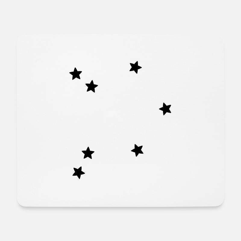 Sternbild Waage - Mousepad (Querformat) - Weiß