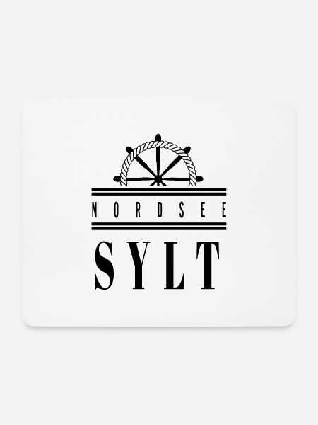 Sylt - Mousepad (Querformat) - Weiß