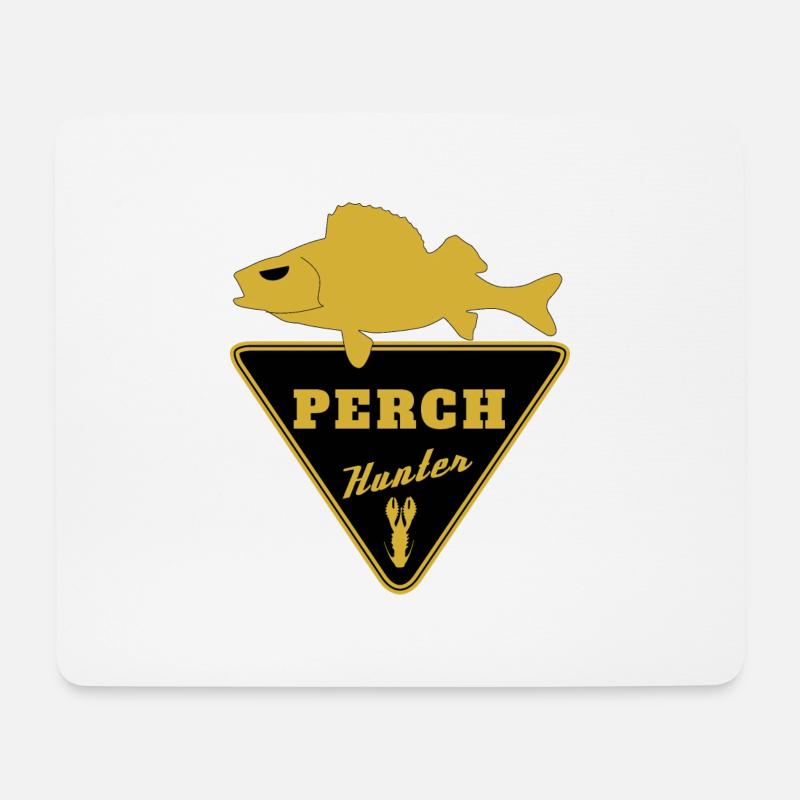 Perch Hunter Batch 2 - Mousepad (Querformat) - Weiß