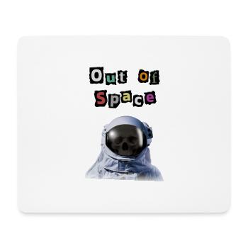 Out of Space - Travis Scott Style Astronaut - Mousepad (Querformat) - Weiß - Vorne