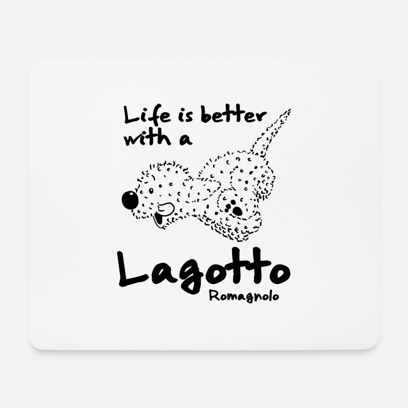 Life 1 1 - Mousepad (Querformat) - Weiß