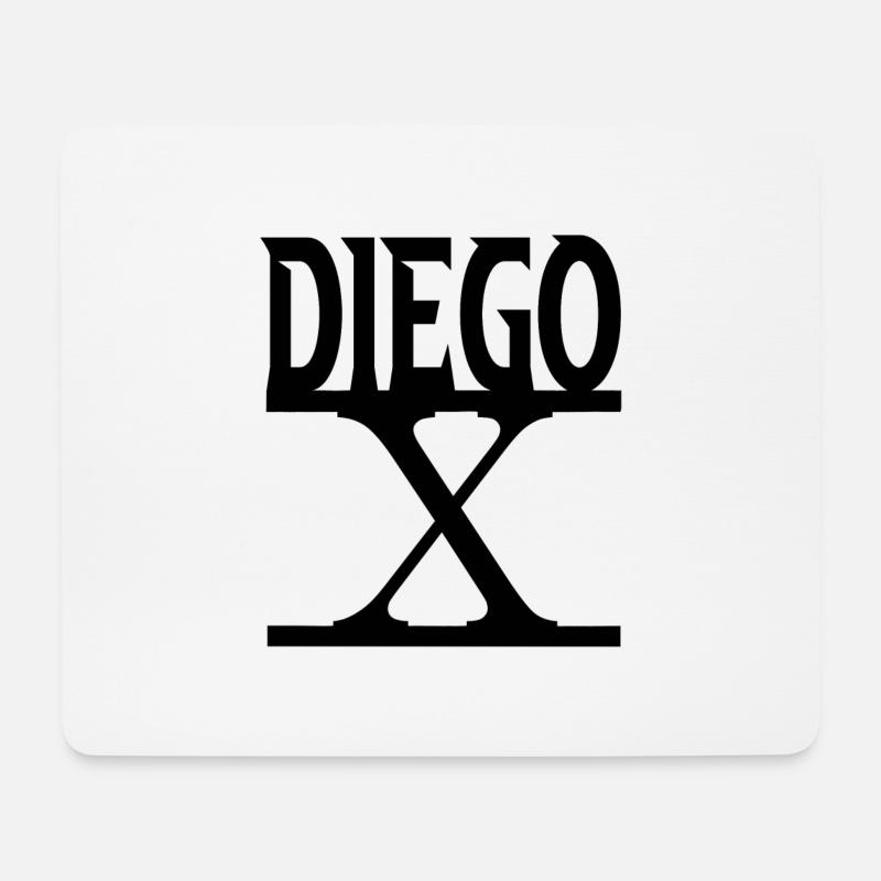 DIEGO - Tapis de souris (format paysage) - blanc