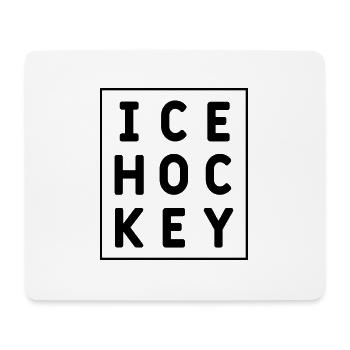 Hockey sur glace - Ice Hockey - Mouse Pad (horizontal) - white - Front