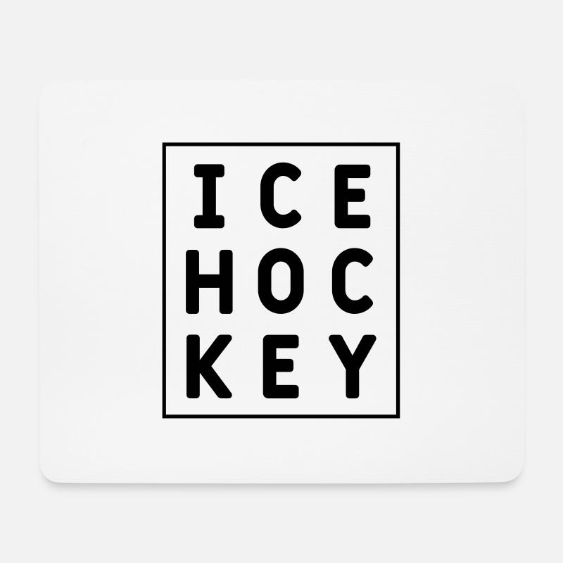 Eishockey - Eishockey - Mousepad (Querformat) - Weiß