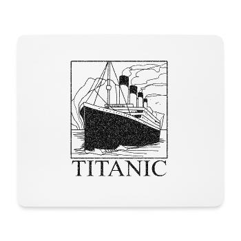 Titanisch - Mousepad (Querformat) - Weiß - Vorne