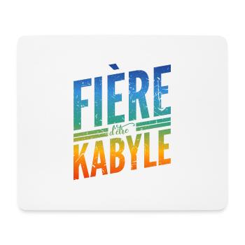 Fière d'être Kabyle - Tapis de souris (format paysage) - blanc - Devant