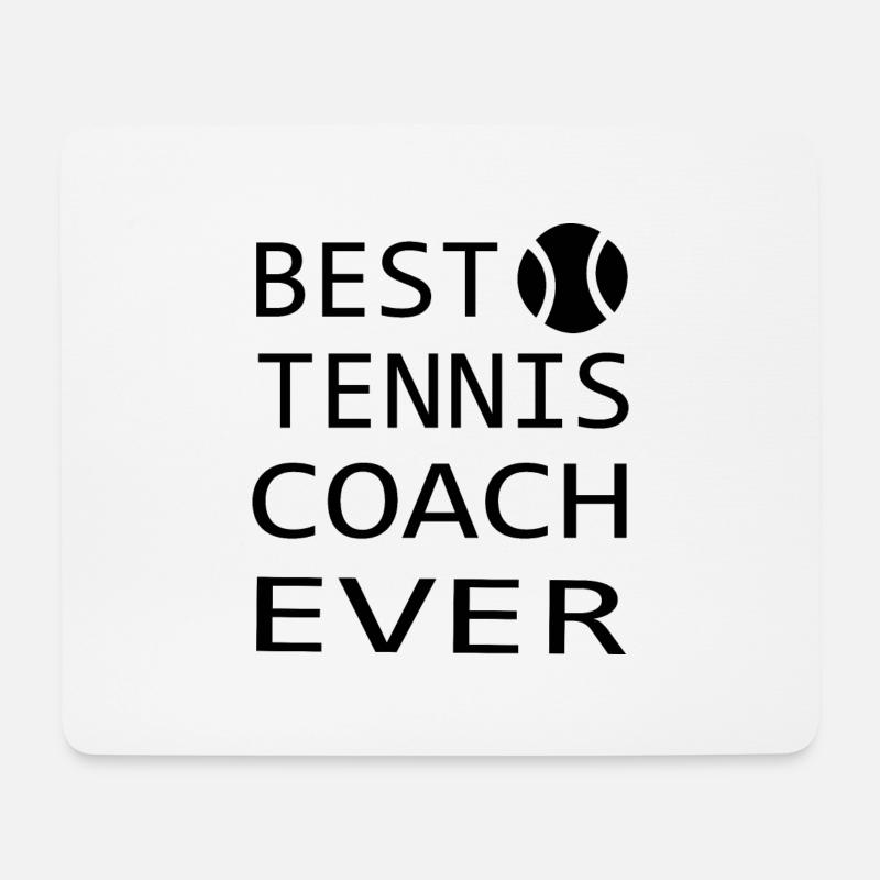 Tennis - Mousepad (Querformat) - Weiß