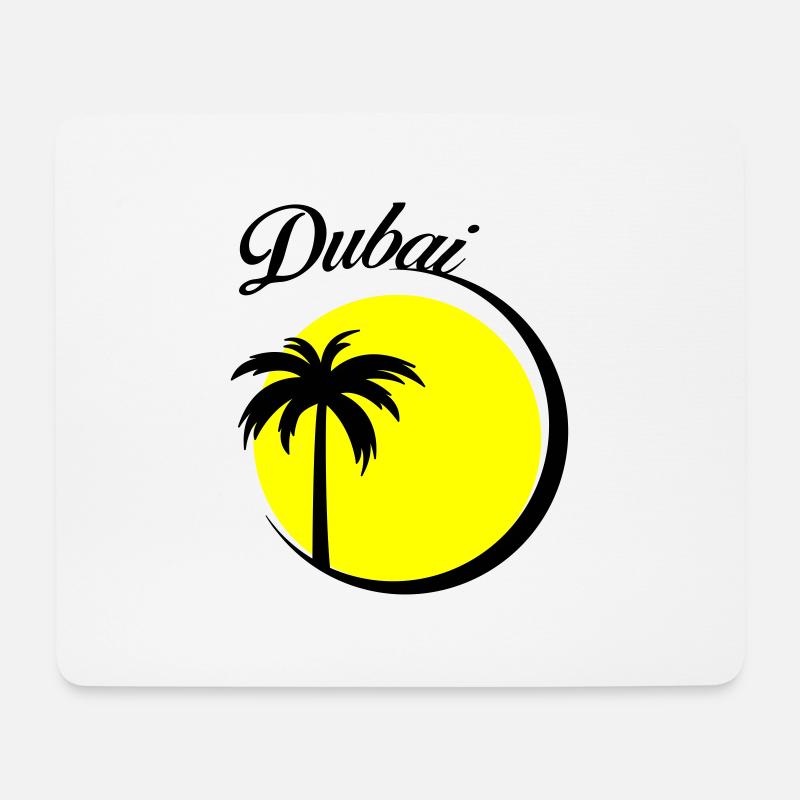 dubai - Mousepad (Querformat) - Weiß