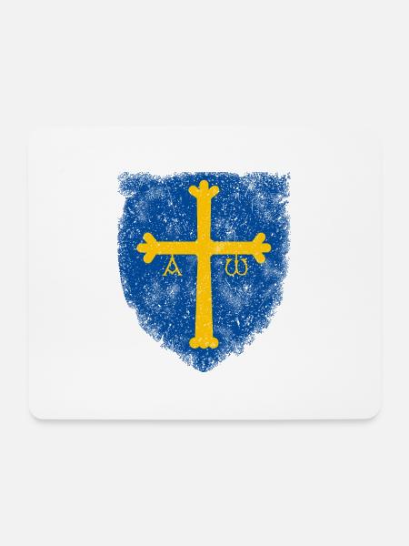 Asturien - Mousepad (Querformat) - Weiß