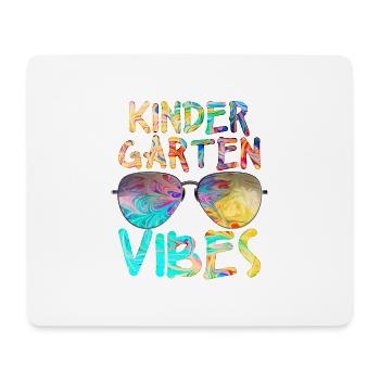 Maternelle Vibes Enseignante de maternelle - Tapis de souris (format paysage) - blanc - Devant