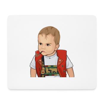 Appenzeller Baby - Mousepad (Querformat) - Weiß - Vorne