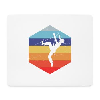 Bouldering Bouldering Escalade de bloc pour femmes - Tapis de souris (format paysage) - blanc - Devant