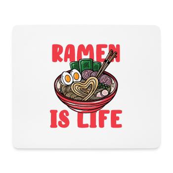 Ramen is Life - Mouse Pad (horizontal) - white - Front