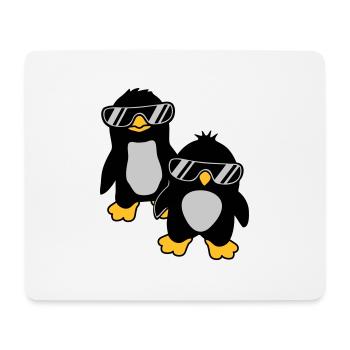 Pinguine Crew 2 Freunde - Mousepad (Querformat) - Weiß - Vorne