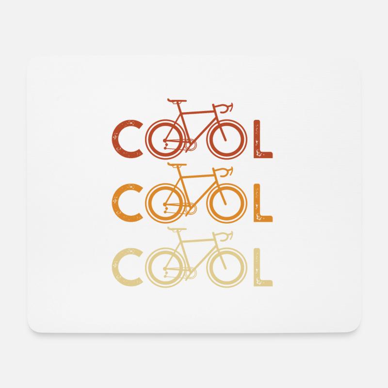 cool bike cyclists sport bikes cool bikes - Mousepad (Querformat) - Weiß