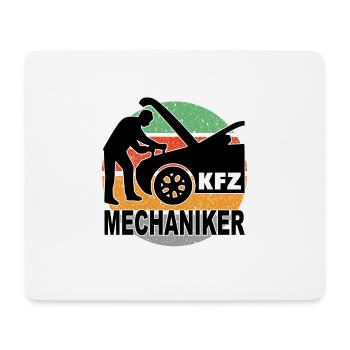 KFZ Mechaniker Automechaniker - Mousepad (Querformat) - Weiß - Vorne