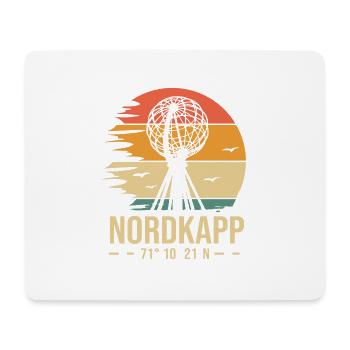 Nordkap Nordkap Norwegen - Mousepad (Querformat) - Weiß - Vorne