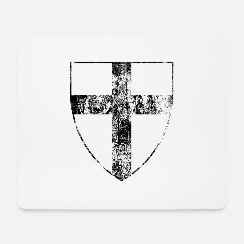 Deutscher Orden - Mousepad (Querformat) - Weiß