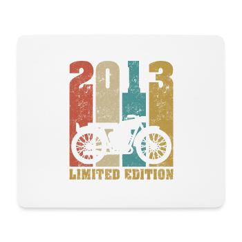 Vintage Motorcycle 2013 Retro Birthday Gift - Mouse Pad (horizontal) - white - Front