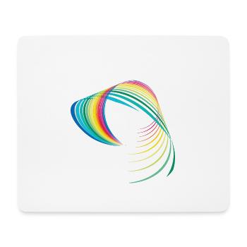 Cadeau d’âme arc-en-ciel - Tapis de souris (format paysage) - blanc - Devant